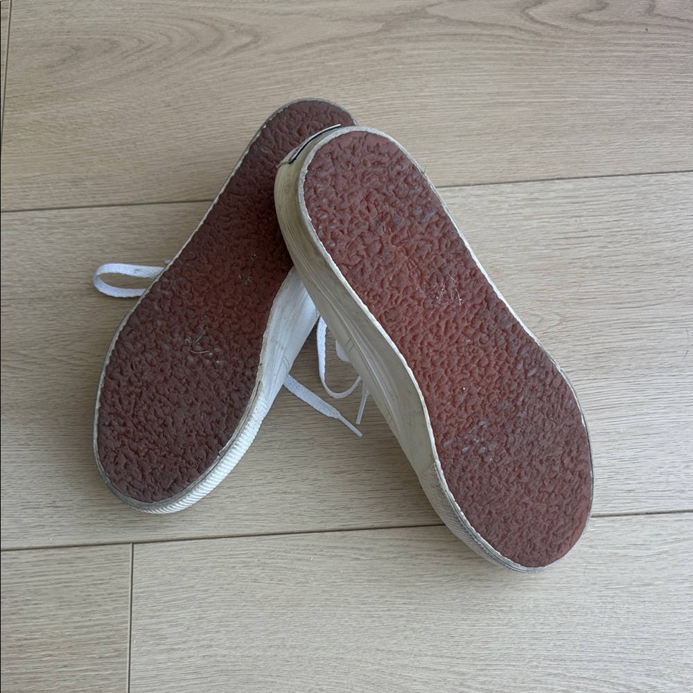 Superga Women's Classic White Lace-Up Sneakers - Picture 4 of 4